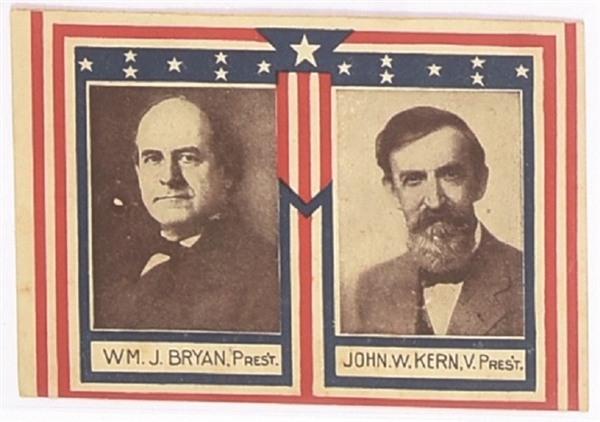 Bryan, Kern Jugate Postcard