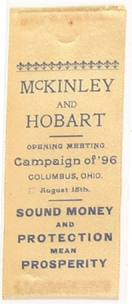 McKinley, Hobart Columbus, Ohio Ribbon