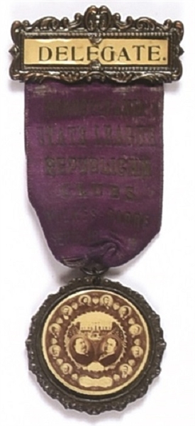 Taft-Sherman and Presidents Delegate Badge