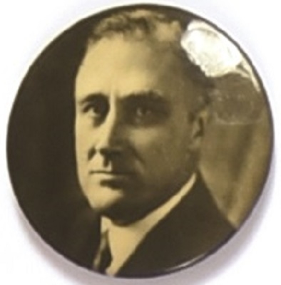 Franklin Roosevelt Scarce NY Governor Pin