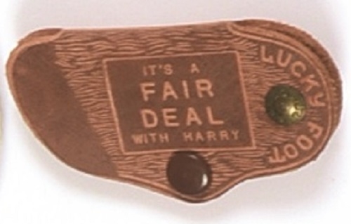 Truman Fair Deal Lucky Foot Leather Key Holder