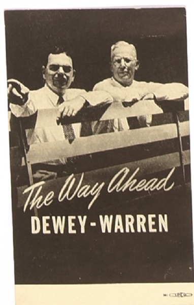 Dewey, Warren the Way Ahead Postcard