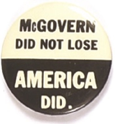 McGovern Did Not Lose America Did