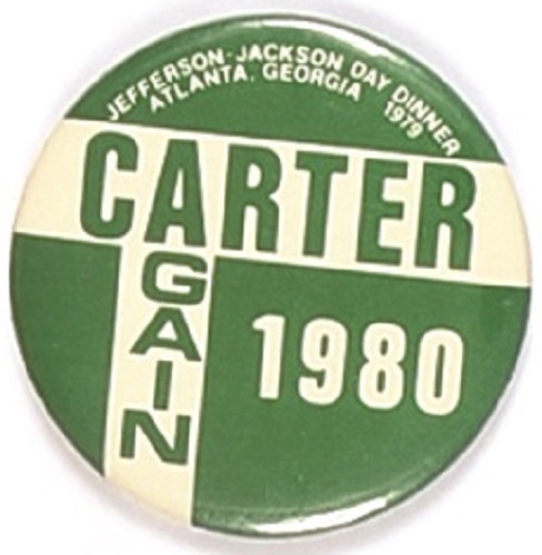 Carter Again, Atlanta Jefferson-Jackson Day Dinner Pin