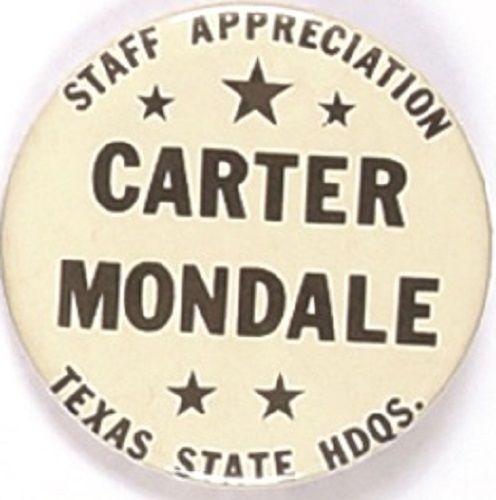 Carter, Mondale Texas Staff Appreciation