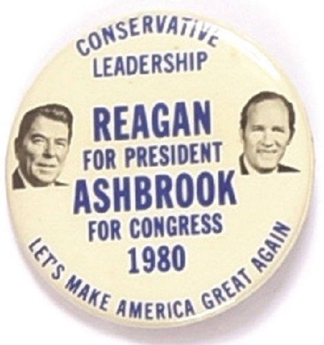 Reagan, Ashbrook Ohio Coattail