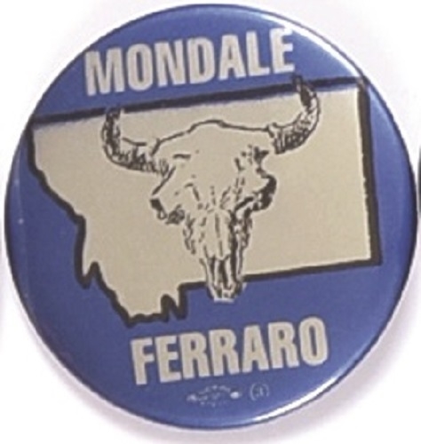 Mondale Montana Steer Skull Celluloid