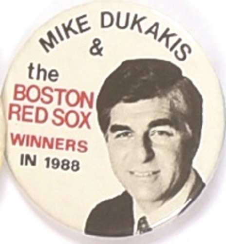 Dukakis Boston Red Sox