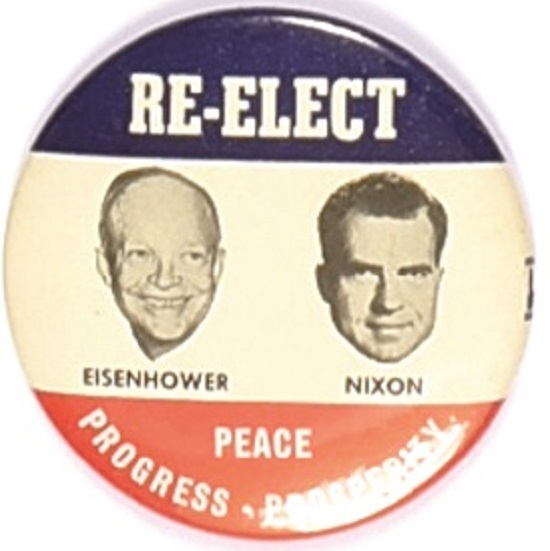 Eisenhower and Nixon Peace, Progress, Prosperity Mirror