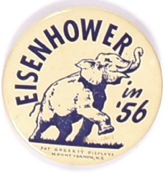 Eisenhower Large Running Elephant 1956 Celluloid