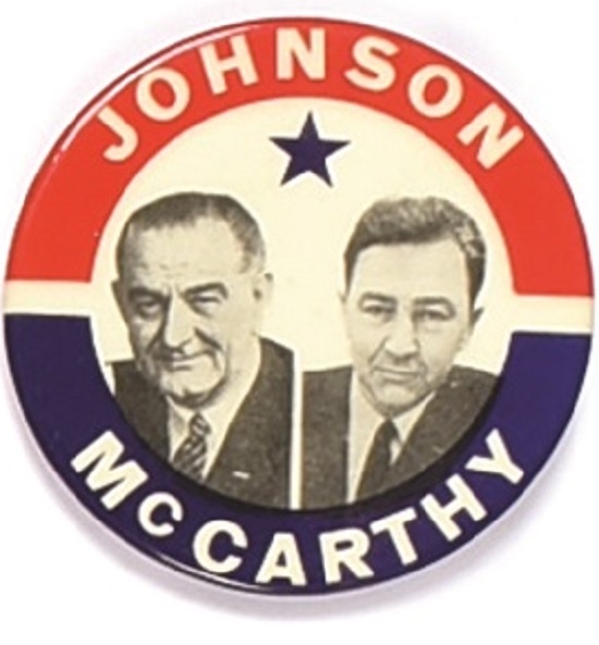 Johnson, McCarthy Proposed Ticket Celluloid