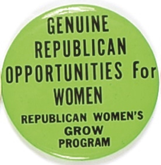 Goldwater GROW Womens Pin