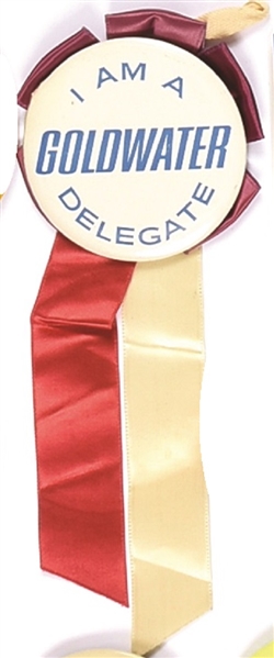 I am a Goldwater Delegate Pin, Ribbon