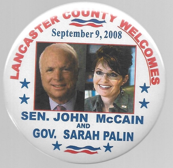 McCain, Palin Lancaster County Jugate