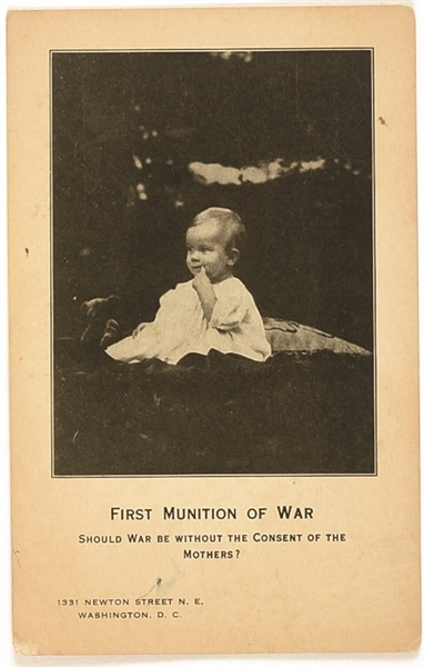 First Munition of War World War I Postcard