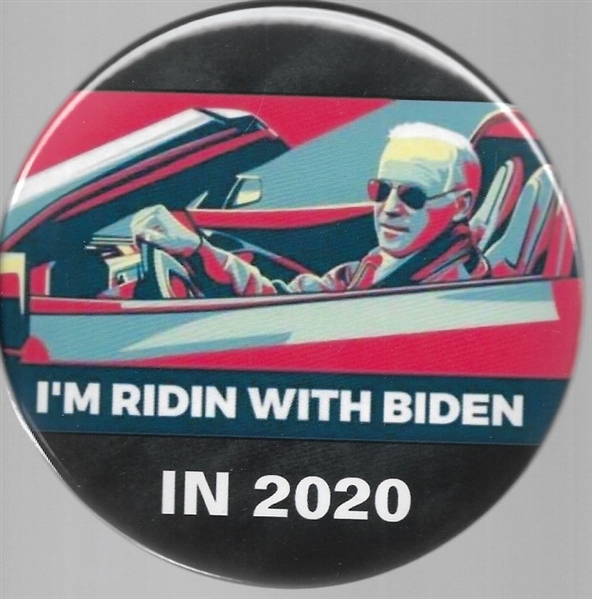 Ridin With Biden 4 Inch Celluloid