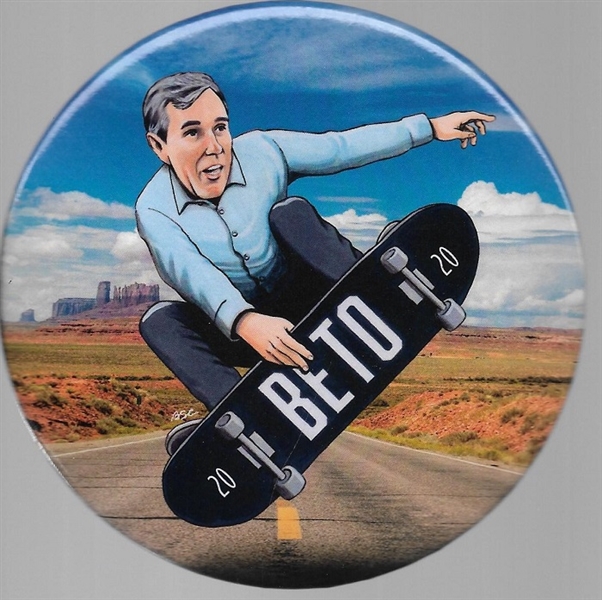 Beto ORourke Skateboarder by Brian Campbell