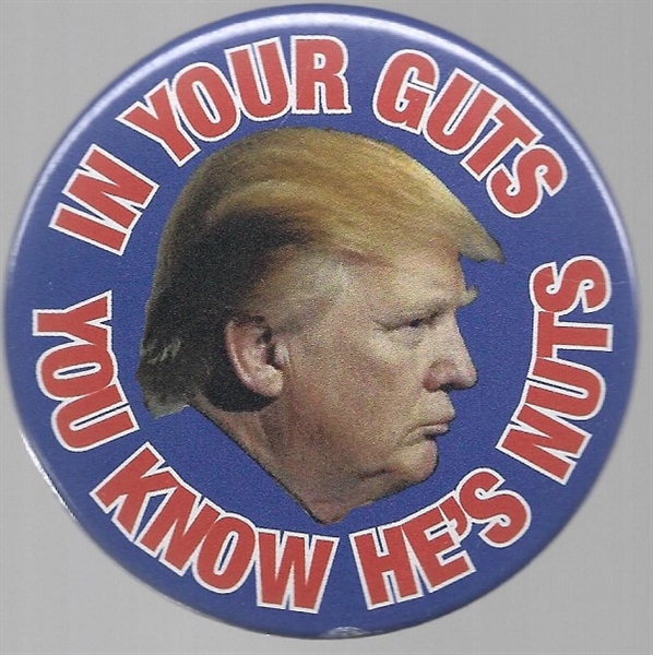Trump In Your Guts You Know Hes Nuts