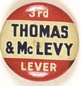 Thomas and McLevy Connecticut Socialist Party