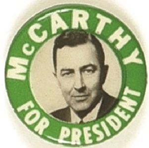 McCarthy for President 1968 Celluloid