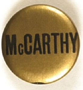 McCarthy Gold and Black Celluloid