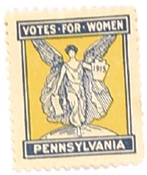 Pennsylvania Votes for Women 1915 Stamp