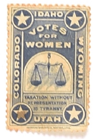 Votes for Women Western States Stamp
