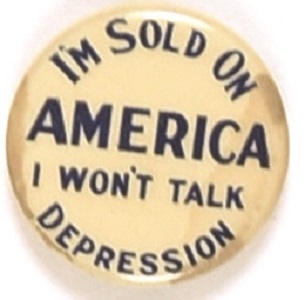 Sold on America, I Wont Talk Depression