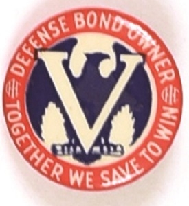 Defense Bonds Owner V for Victory