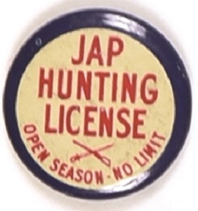 WW II Jap Hunting License