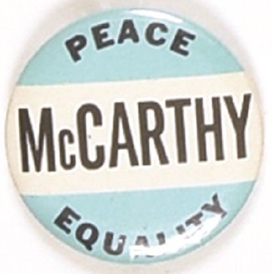 McCarthy Peace, Equality