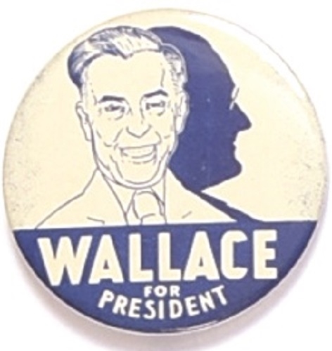 Henry Wallace FDR Shadow Pin