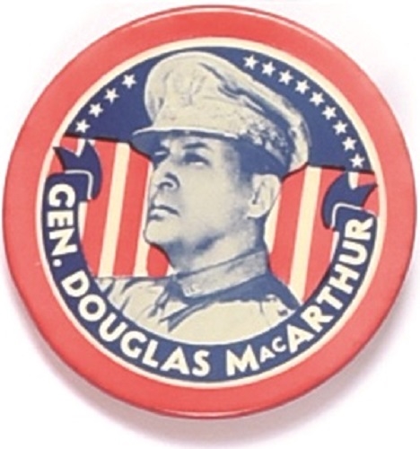 MacArthur Large Size Stars, Stripes Pin