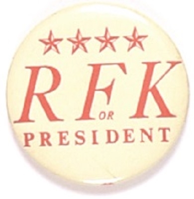 Robert Kennedy, RFK For President Red Stars