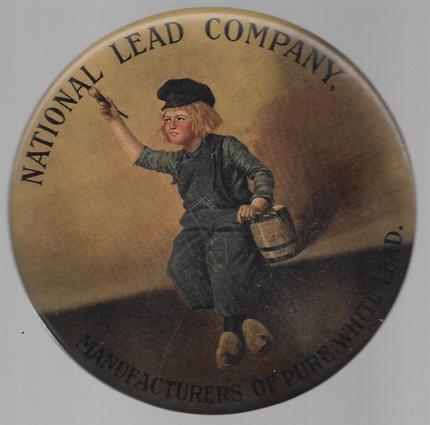 National Lead Co. Paint Mirror