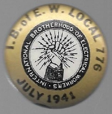 IBEW 1941 Labor Union Pin 