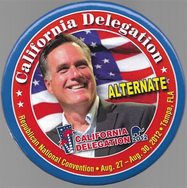 Romney California Delegation 