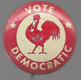 JFK Vote Democratic Rooster 