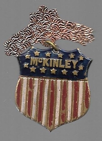 McKinley Enamel Shield Pin 