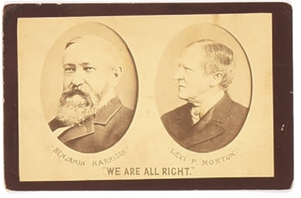 Harrison, Morton Cabinet Card