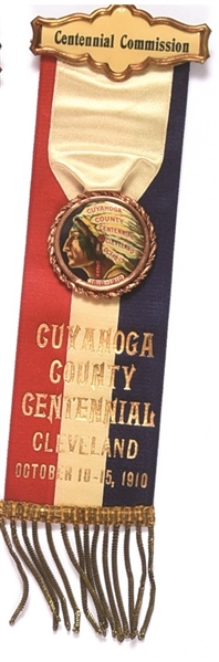 Cuyahoga County, Ohio, Centennial Ribbon and Celluloid
