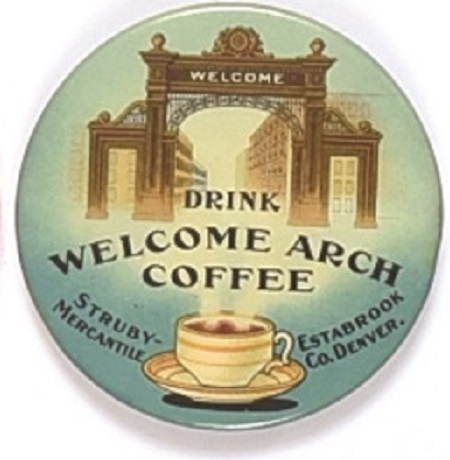 Welcome Arch Coffee Mirror