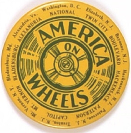 America on Wheels Roller Rink Mirror