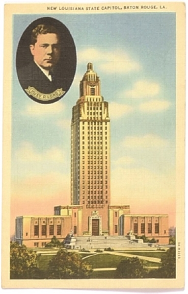 Huey Long Louisiana Capitol Postcard