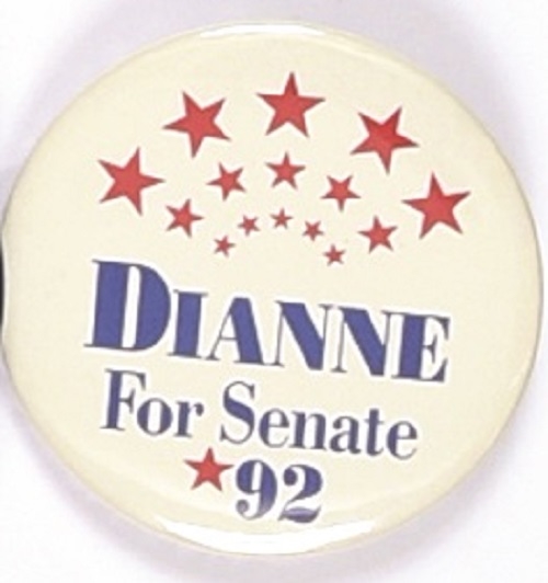 Dianne Feinstein for Senate 1992 Celluloid