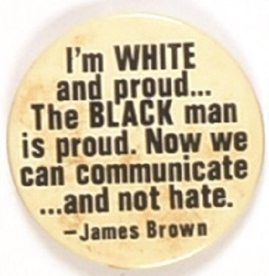 James Brown Communicate and Not Hate