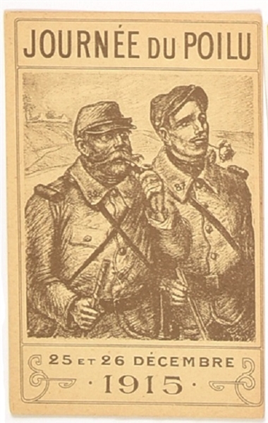 Journee du Poilu World War I Postcard