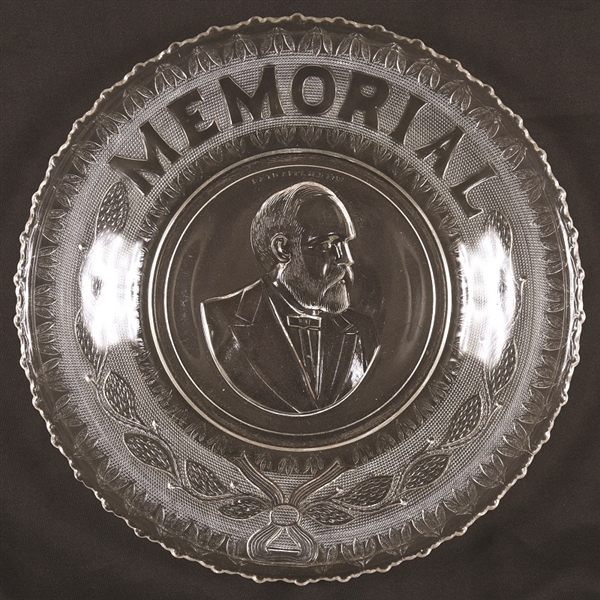 James Garfield Memorial Plate