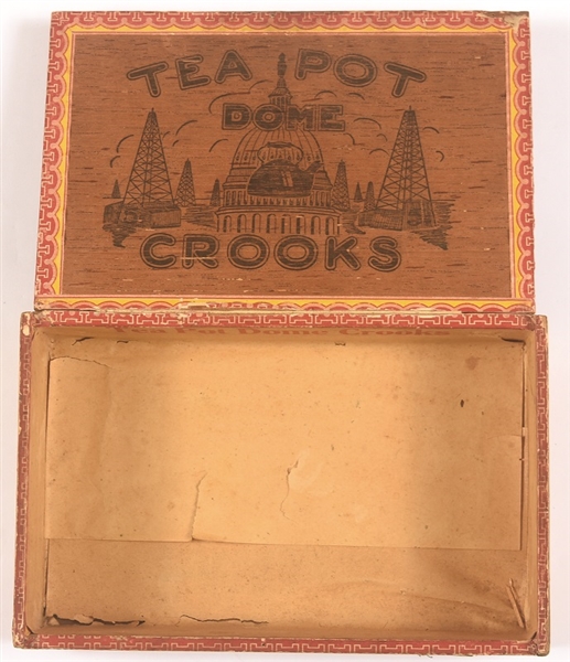 Teapot Dome Crooks Cigar Box