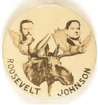 Roosevelt, Johnson Bull Moose Antlers Jugate